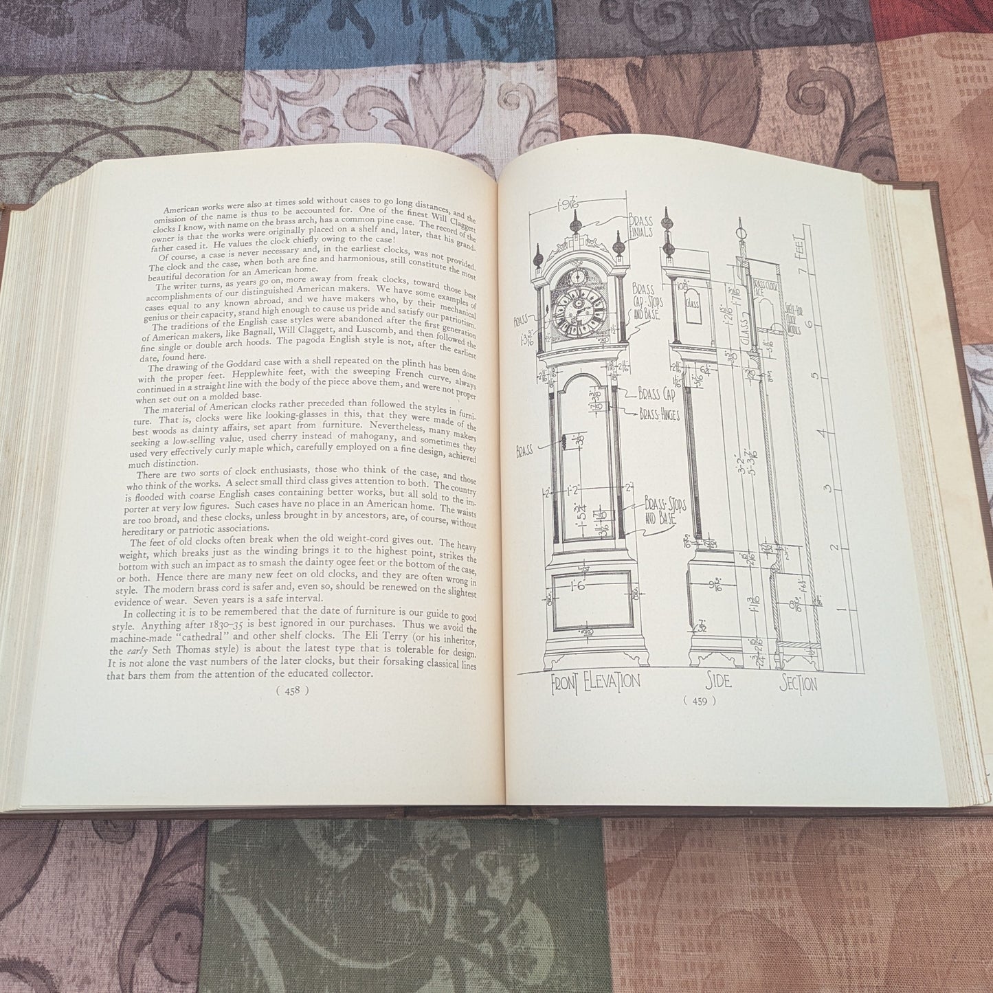 First Edition Furniture Treasury by Wallace Nutting, Complete 3 Volume Set