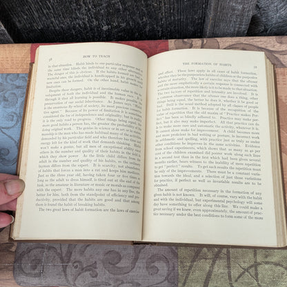 How to Teach by Strayer and Norsworthy, 1922