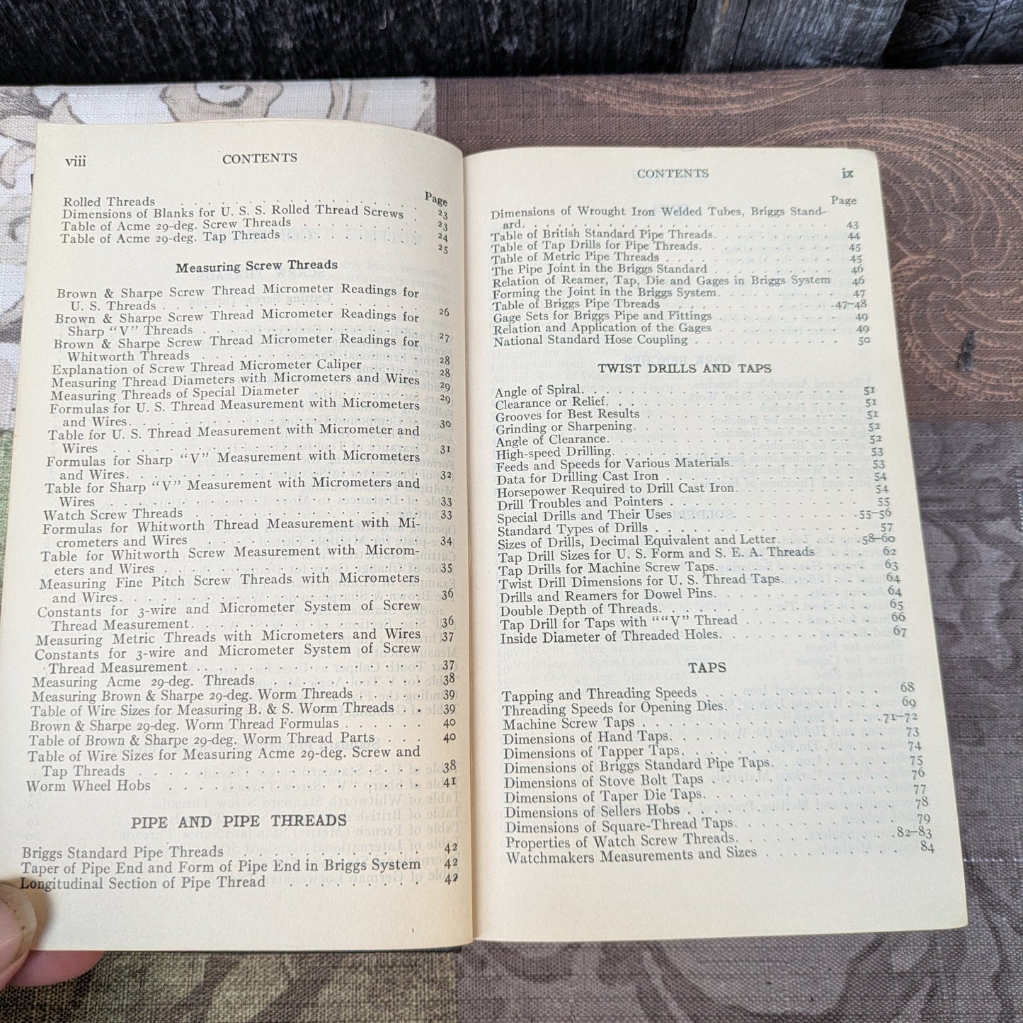 American Machinists' Handbook and Dictionary of Shop Terms by Colvin and Stanley