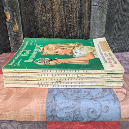 5 Vintage Issues of Good Housekeeping Magazine 1942