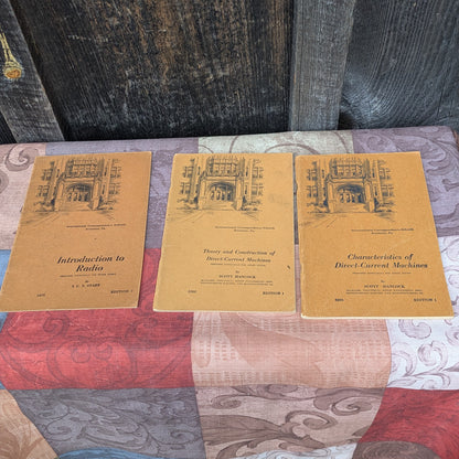1940s International Textbook Company Home Study Booklets on Electricity, Radio, Mechanics and More