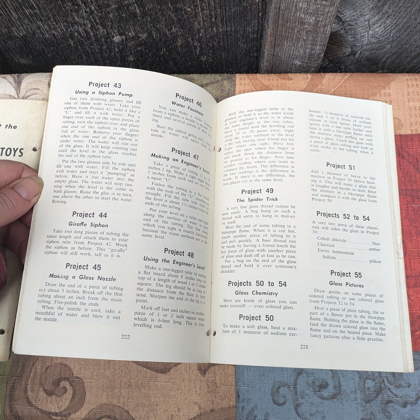 Vintage 1961 Gilbert Fun with Chemistry Books 1 & 2