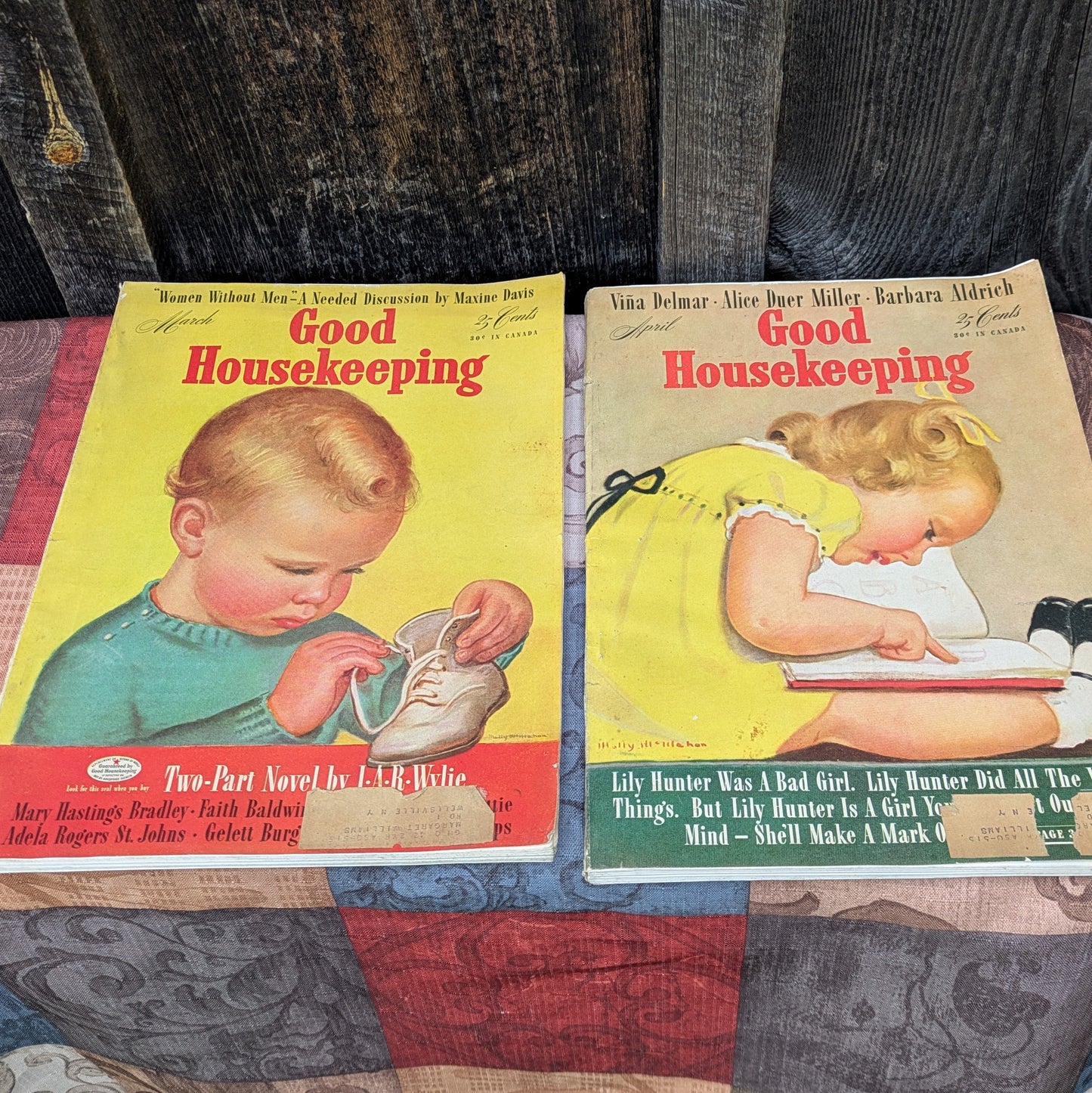 5 Vintage Issues of Good Housekeeping Magazine 1942