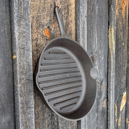 Wagner Ware #9 Cast Iron Grill Pan Skillet