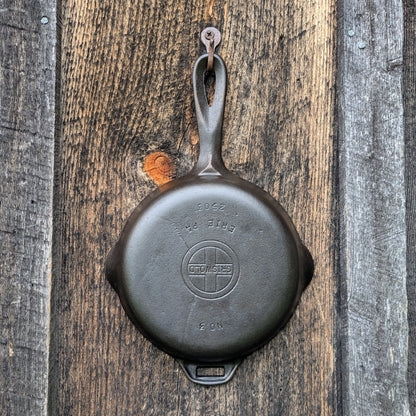 Griswold #3 Cast Iron Skillet with Small Block Logo and Hinge Tab 2503