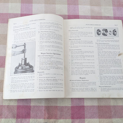 1940s Chevrolet Passenger Car Manuals, 1947 Service Information for Trucks and 1940s Car Preview Advertising.