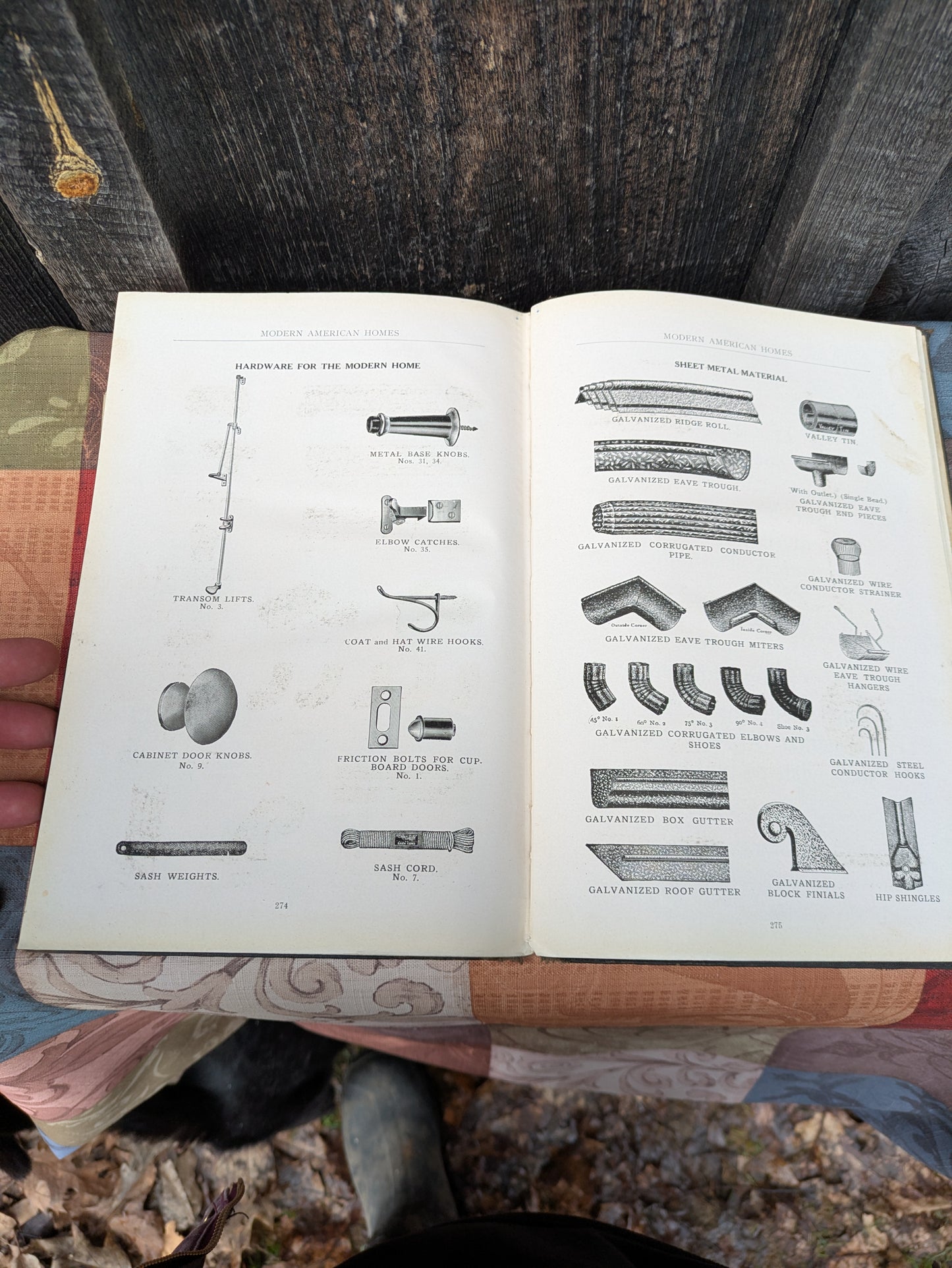 Modern American Homes, 1918 Home Building Catalog First Edition with Ephemera