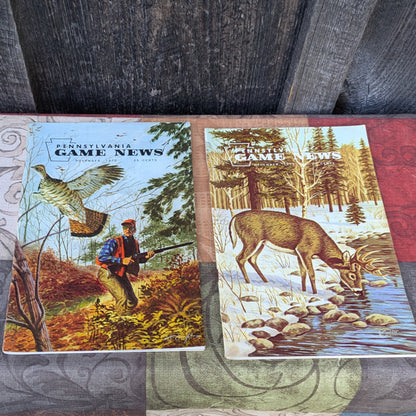 Set of 11 Vintage 1973 Pennsylvania Game News Magazines