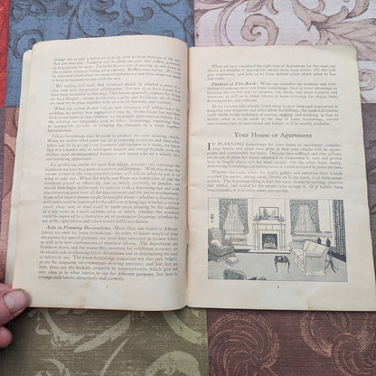 Vintage 1930's Singer Sewing Library Books 3 & 4- Children's Clothes and How to Make Draperies