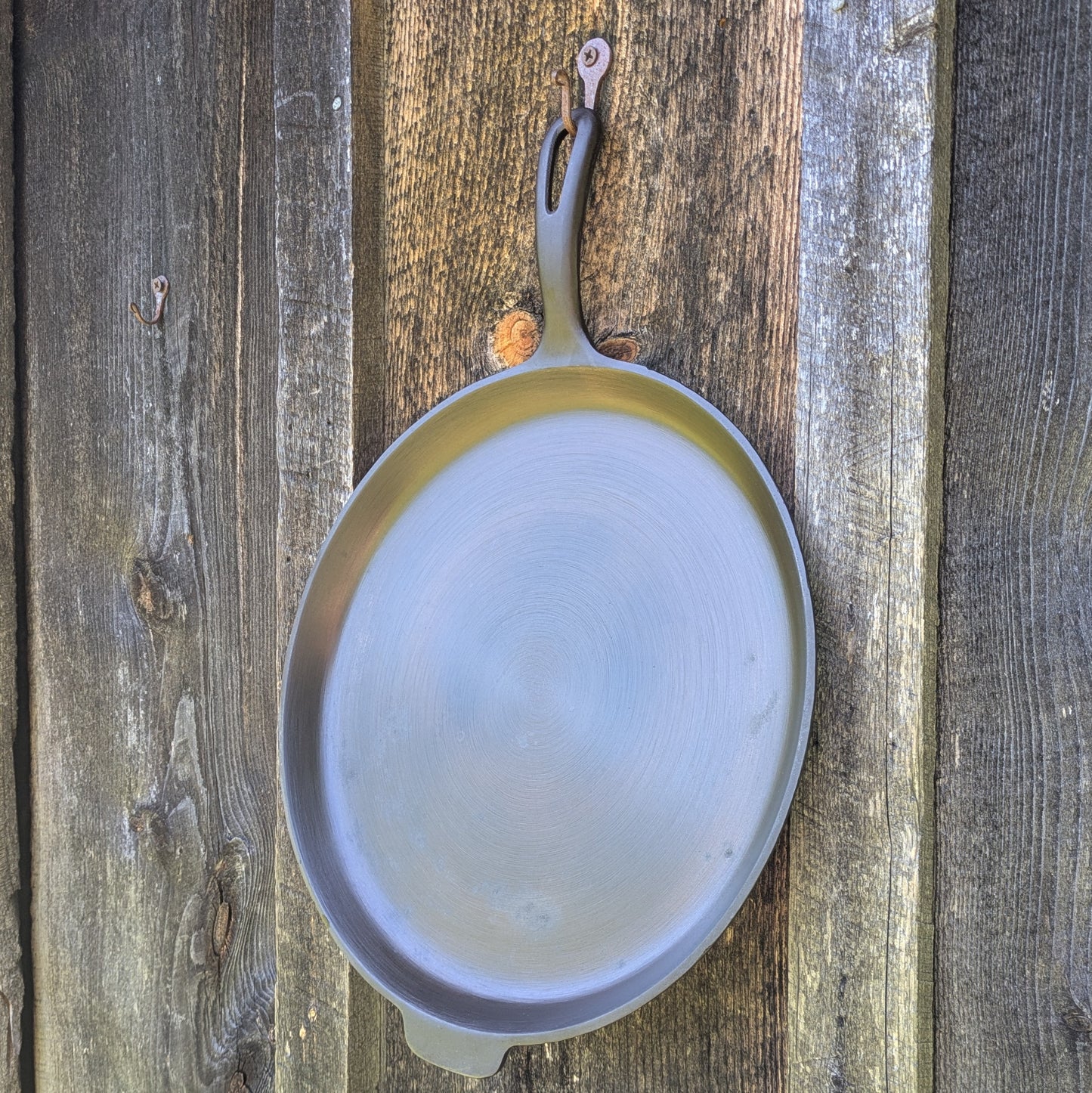 Vintage Griswold Cast Iron Skillet Griddle 109 202 B Small Block Logo