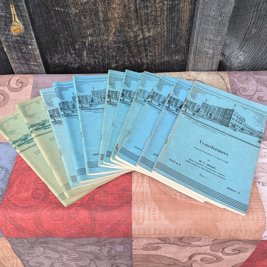 1950s International Textbook Company Home Study Booklets-Transformers, Electrical Measurements, Watthour Meters and more