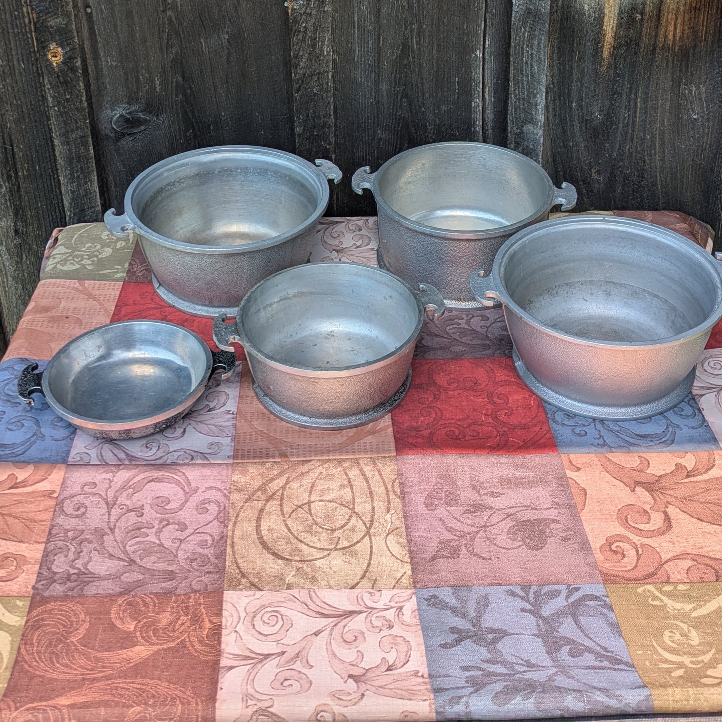 8 Piece Set Guardian Service Cast Aluminum Cookware