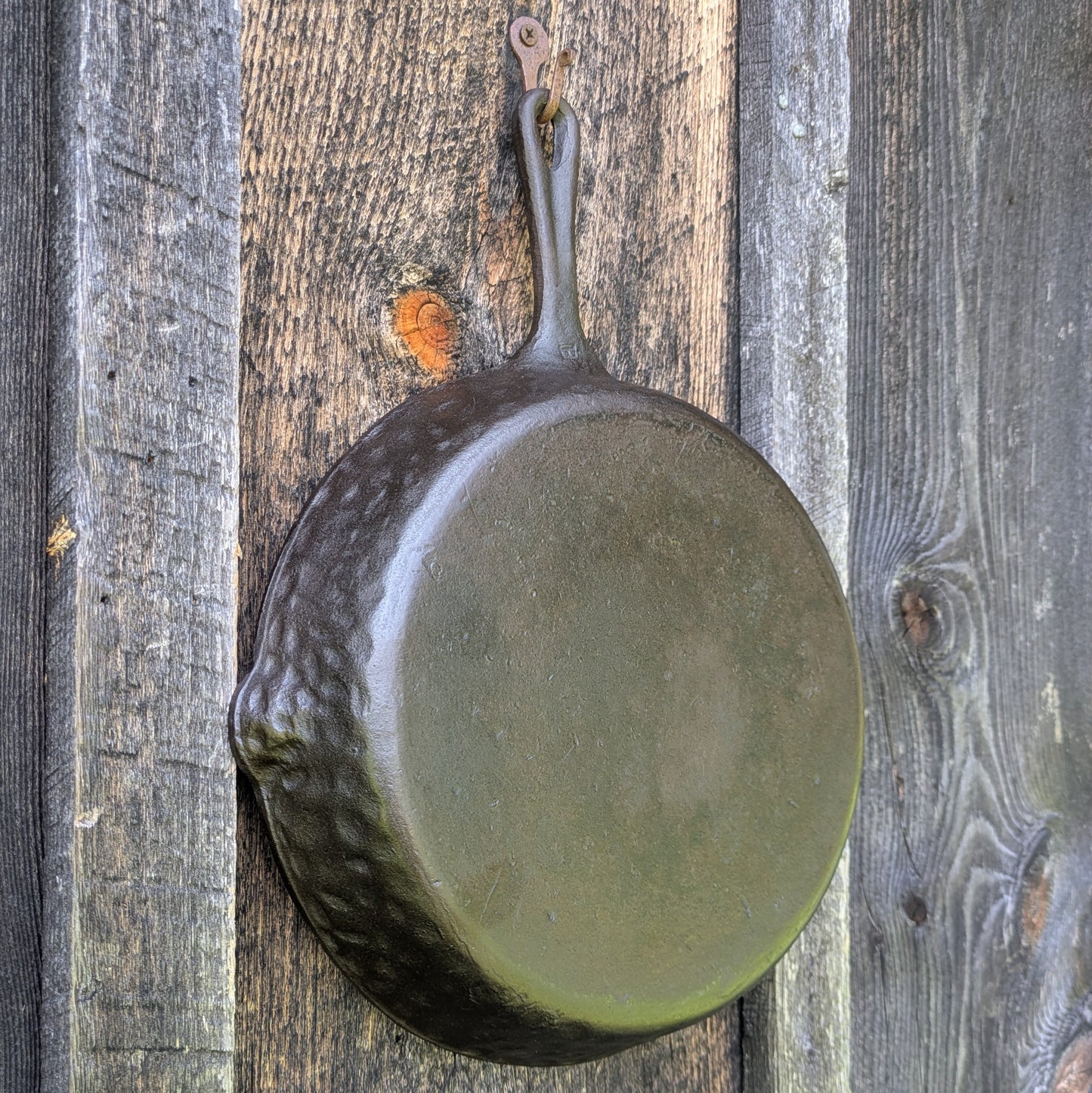 Ugly Hammered #8 Cast Iron Skillet