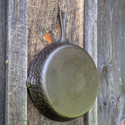 Ugly Hammered #8 Cast Iron Skillet