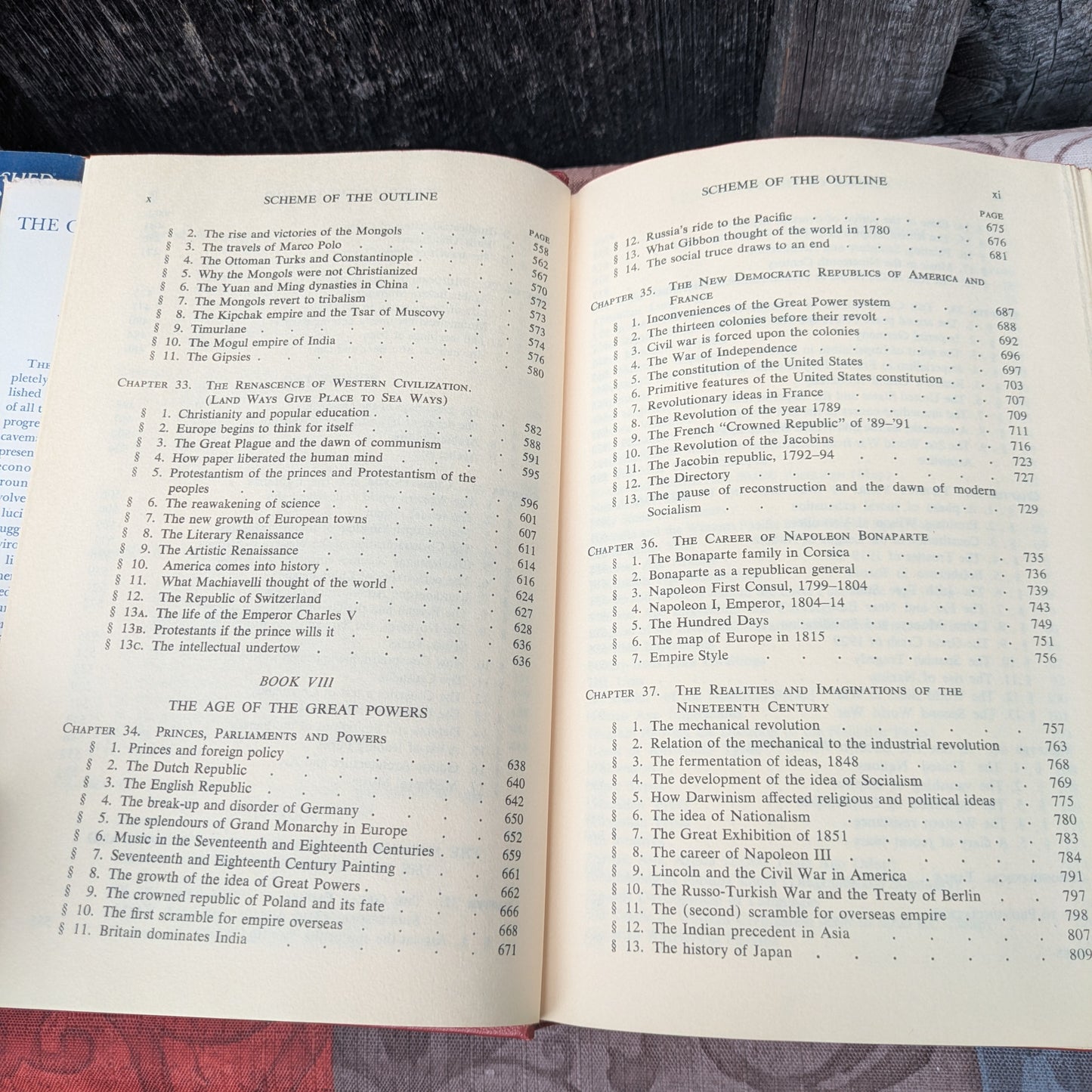 The Outline of History: The Whole Story of Man by H. G. Wells, 2 Volume Set