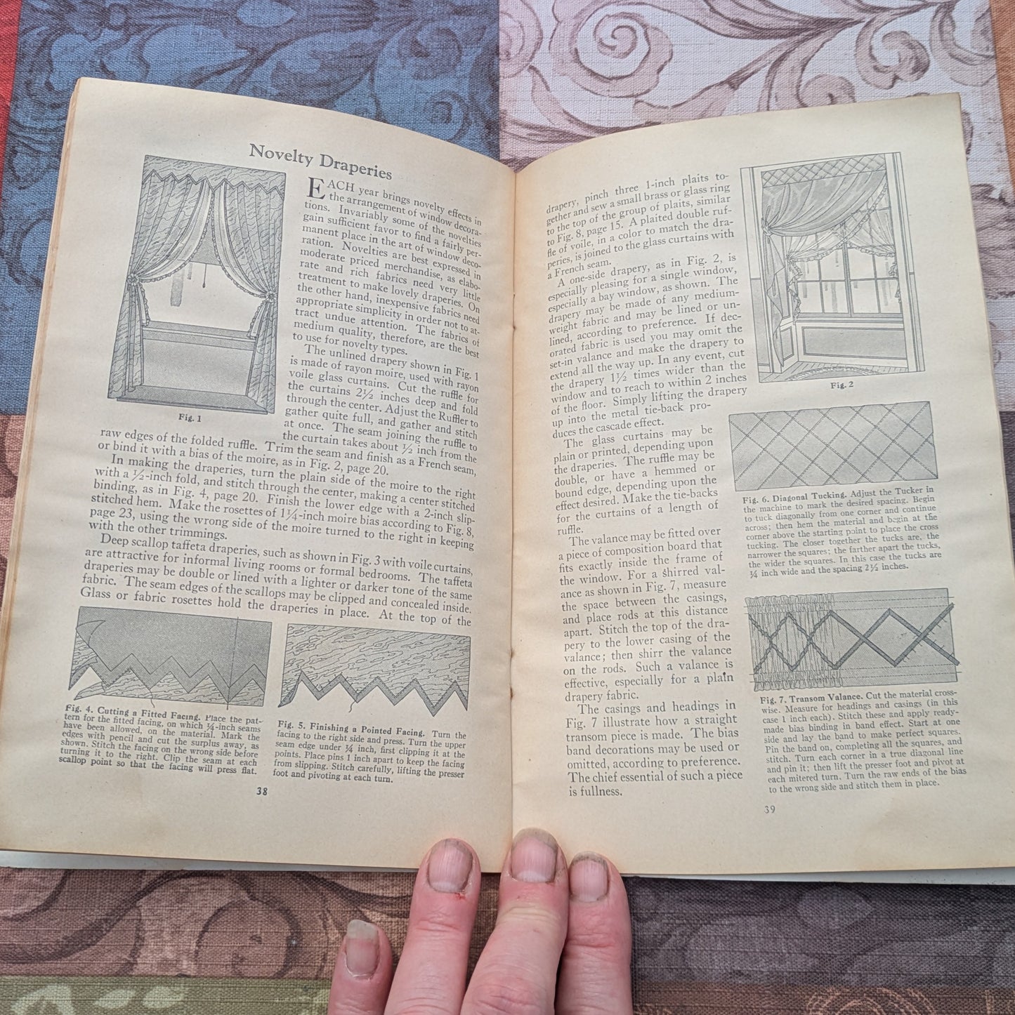 Vintage 1930's Singer Sewing Library Books 3 & 4- Children's Clothes and How to Make Draperies