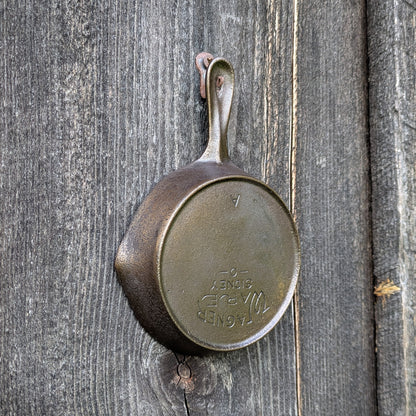 Wagner Ware Cast Iron Toy Skillet Size 0 Sidney Ohio
