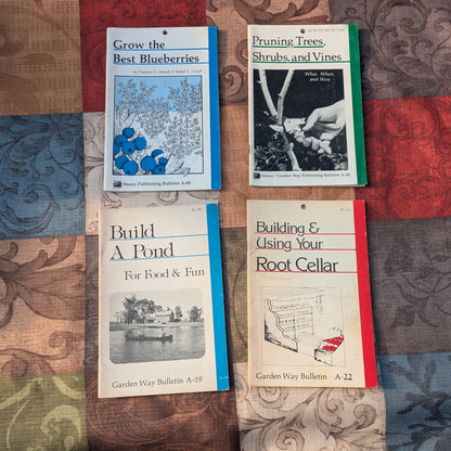 Set of 14 Storey/Garden Way Booklets- Practical Advice for Gardens and Homesteads