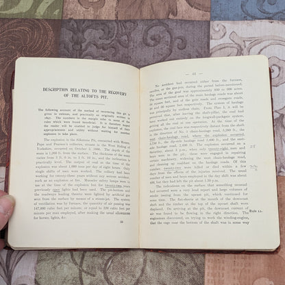 1910 Suggested Rules for Recovering Coal Mines After Explosions and Fires by W. E. Garforth