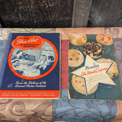 Set of 6 Vintage 1940's Advertising Cookbook Booklets