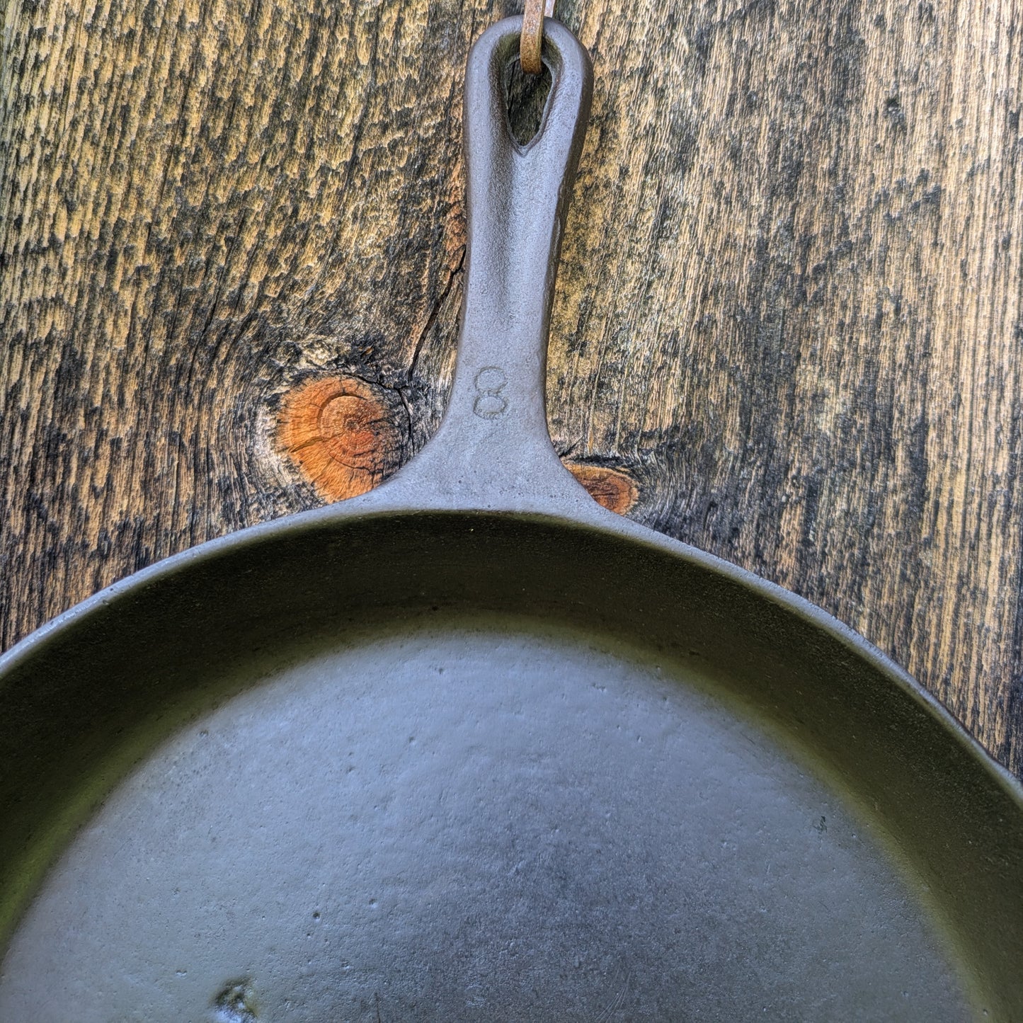 Ugly Hammered #8 Cast Iron Skillet