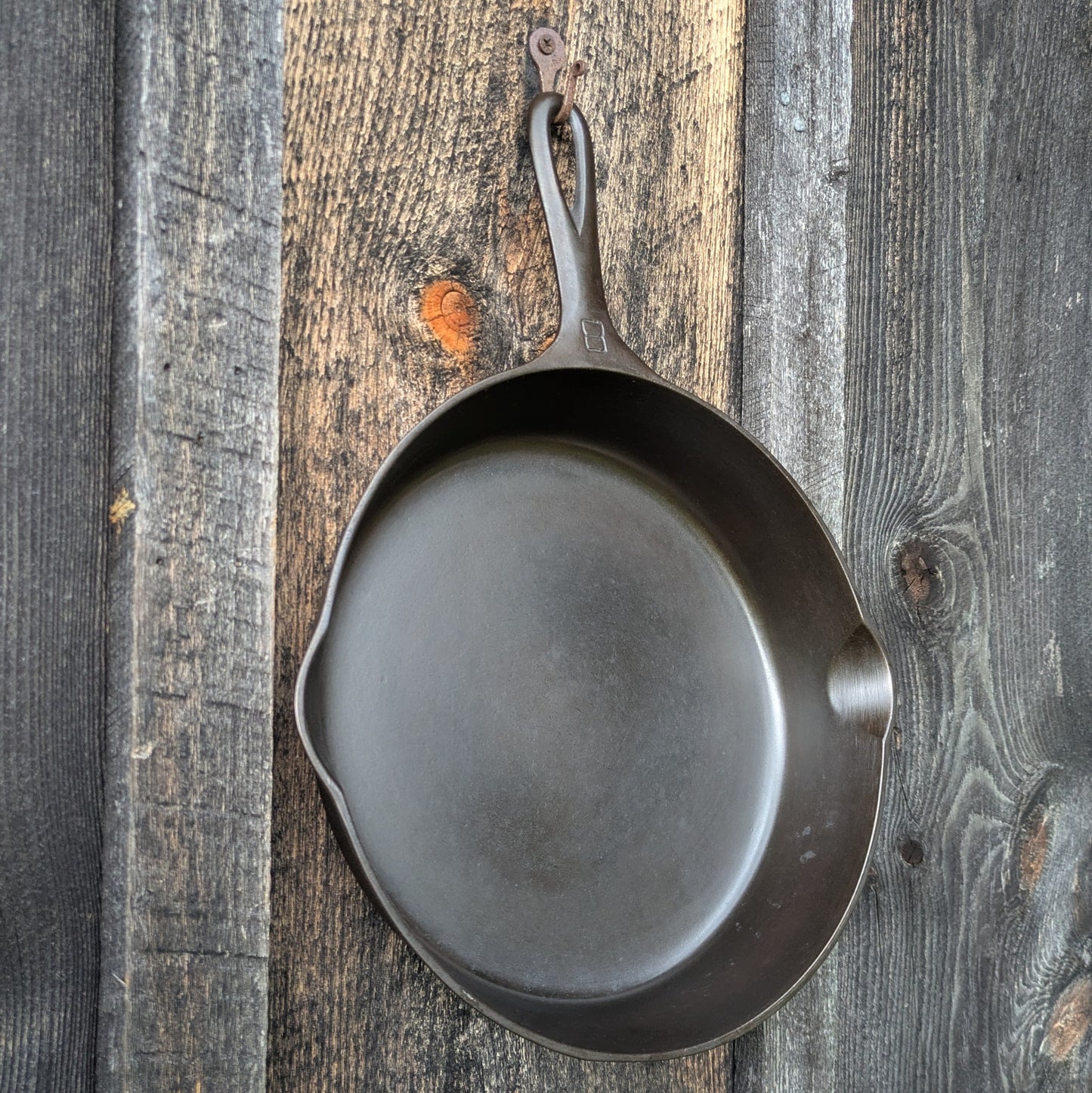 Griswold #8 Large Block Logo Cast Iron Skillet Smooth Bottom 704 C