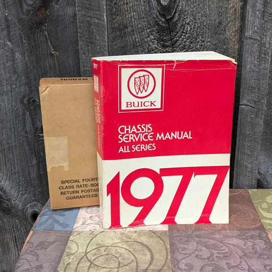 1977 Buick Chassis Service Manual in Original Box