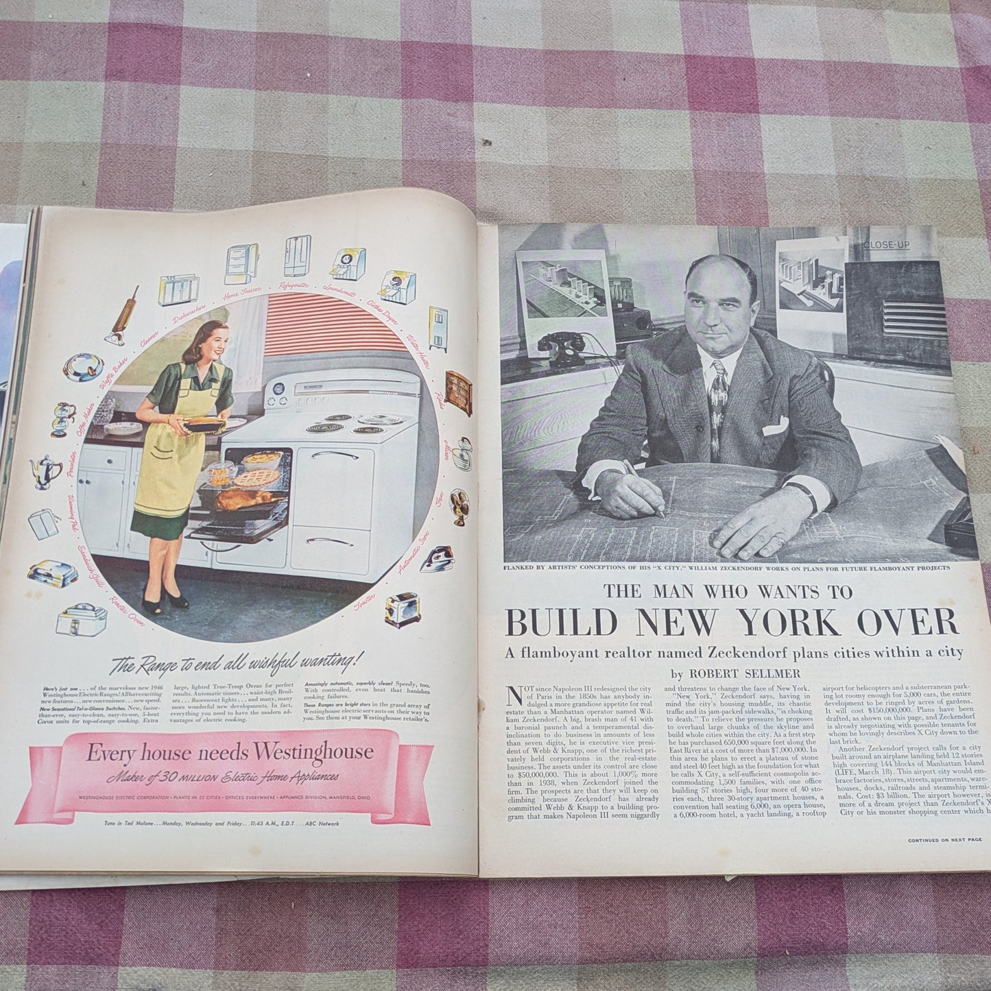 12 Life Magazines October - December 1946