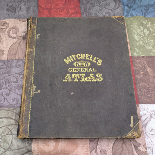 Mitchell's 1868 New General Atlas. Antique Maps and Statistics