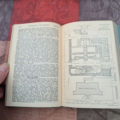 Muirhead's London and its Environs, Vintage 1927 Third Edition Travel Guide with Maps