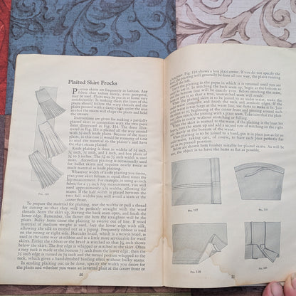 Vintage 1930's Singer Sewing Library Books 3 & 4- Children's Clothes and How to Make Draperies