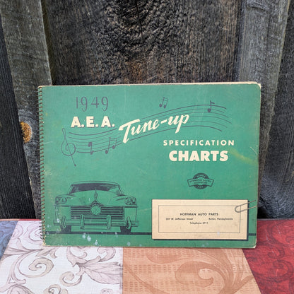 1949 American Electric Association Tune Up Specification Charts and Wiring Diagrams for Vintage Automobiles