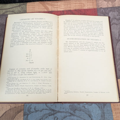 Set of 3 Vintage Medical Reference Books-Vitamins, Pediatrics, and Chemistry