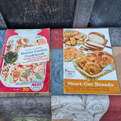4 1950s Cookbook Booklets- Breads, Pies and Butter Cookies