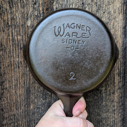 Vintage Wagner Ware #2 Cast Iron Skillet