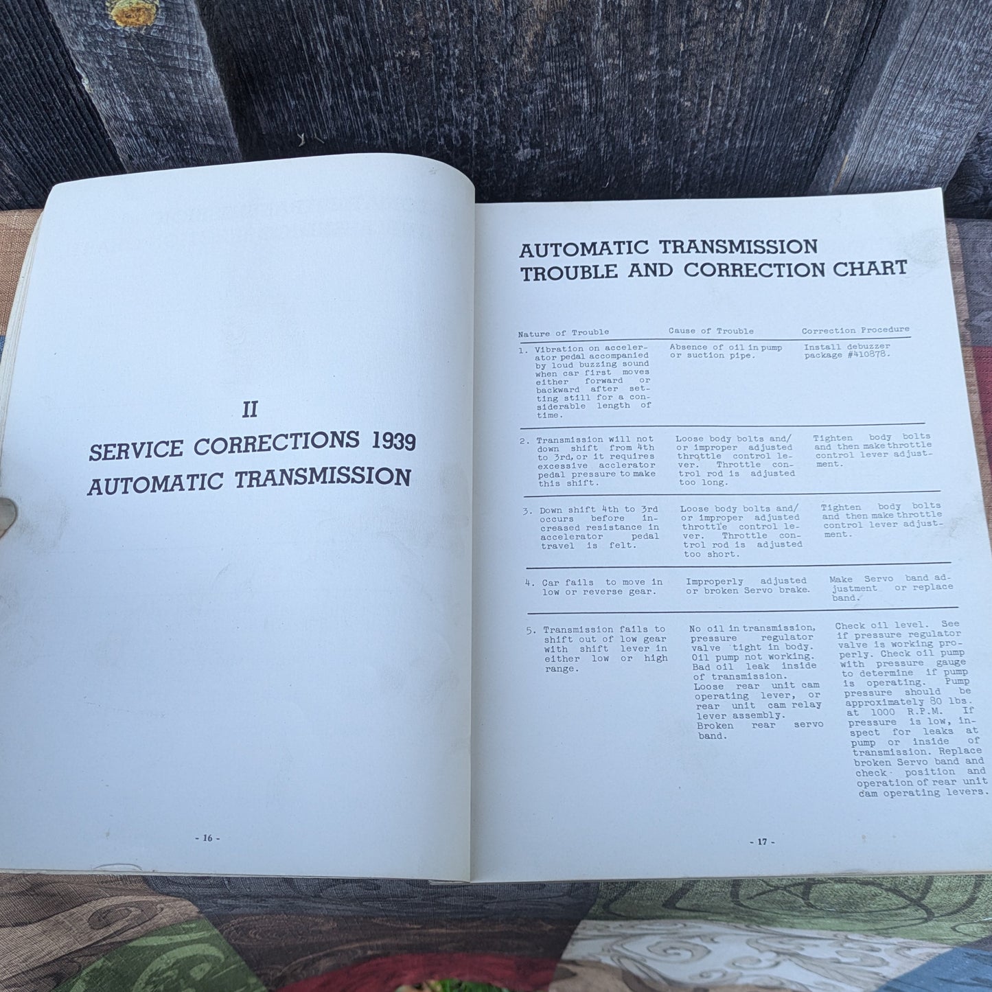 1940 Oldsmobile Manual, Hydra-Matic Drive Service Instructions