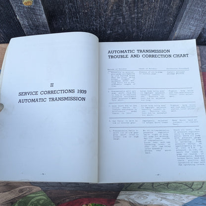 1940 Oldsmobile Manual, Hydra-Matic Drive Service Instructions
