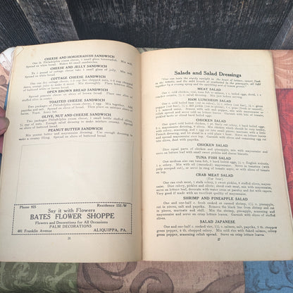 Set of 5 Vintage Pennsylvania Cookbooks
