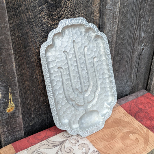 Vintage Wagner Ware Sizzling Steak Cast Aluminum Platter 3340 M