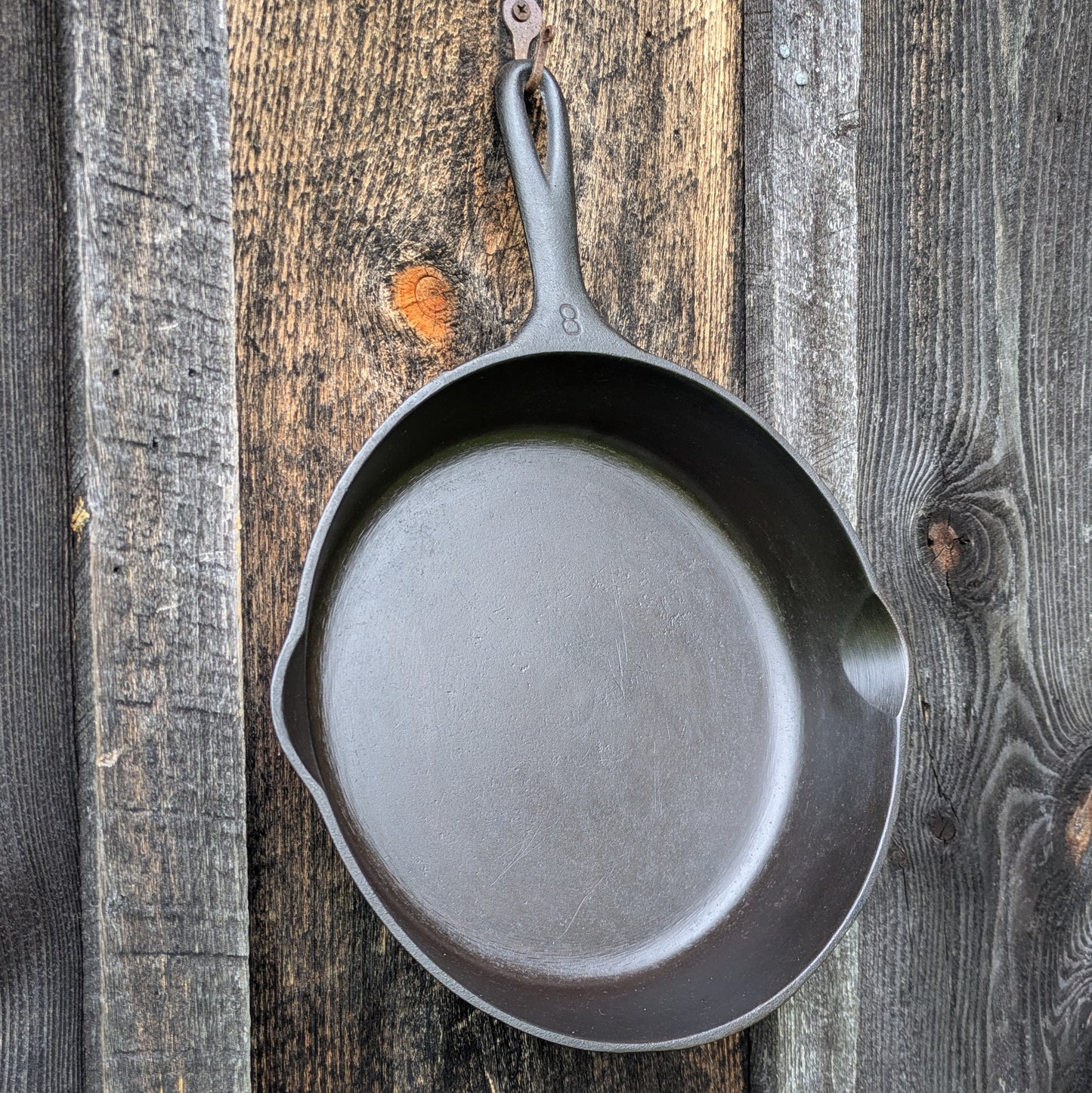 Vintage Wagner Ware Sidney O #8 Cast Iron Skillet 1058 I