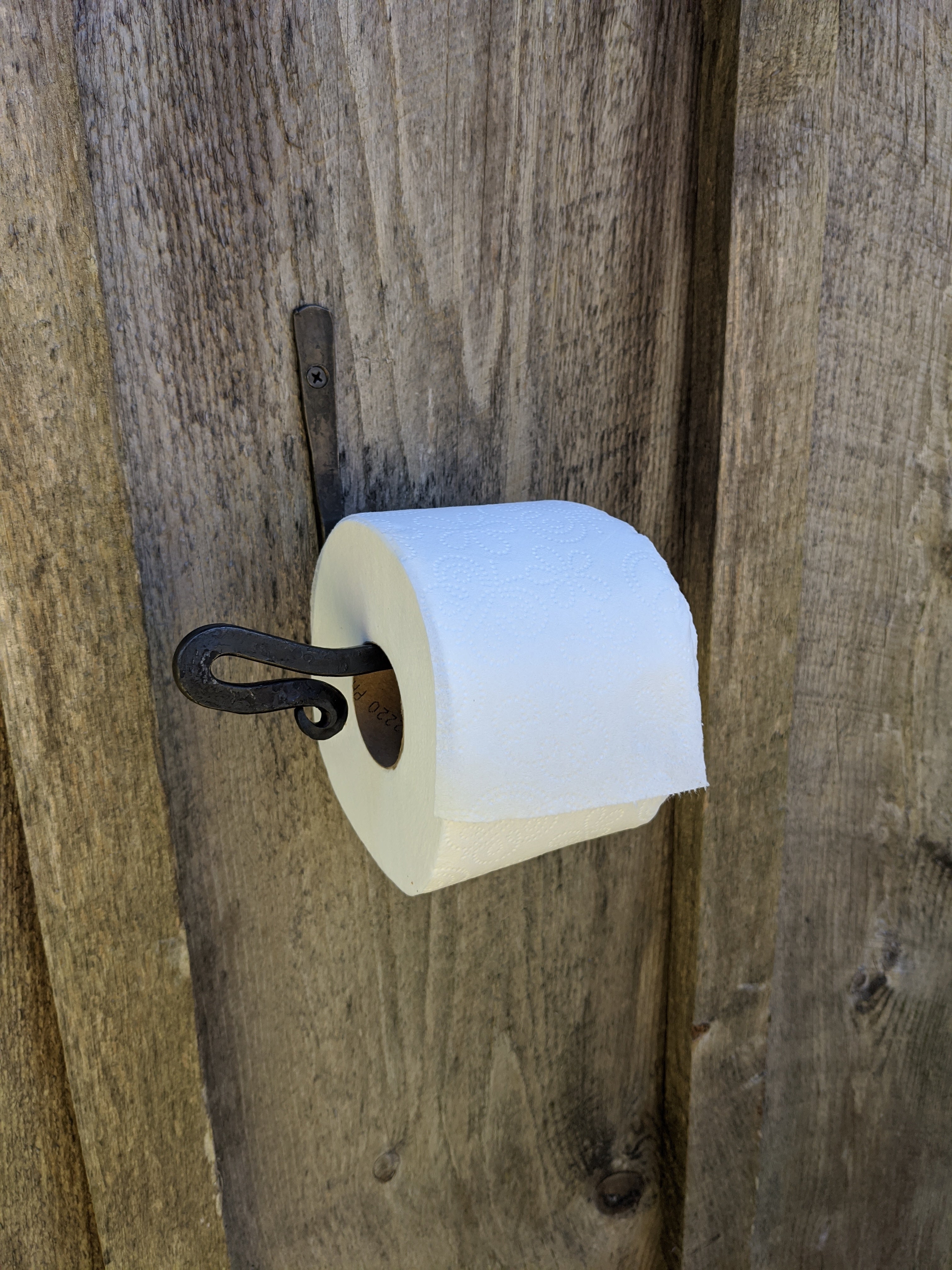 Hand Forged Toilet Paper Holder The Forge at Pleasant Valley Farm