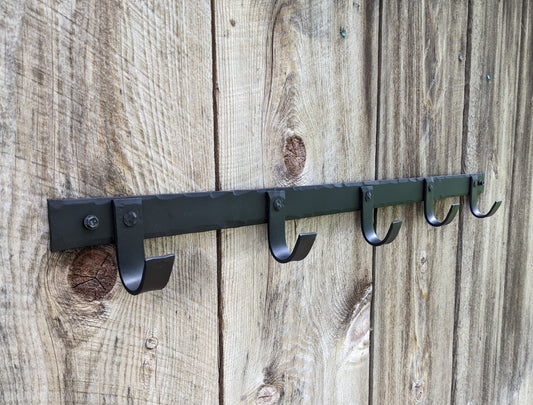 Hand Forged Coat or Storage Rack