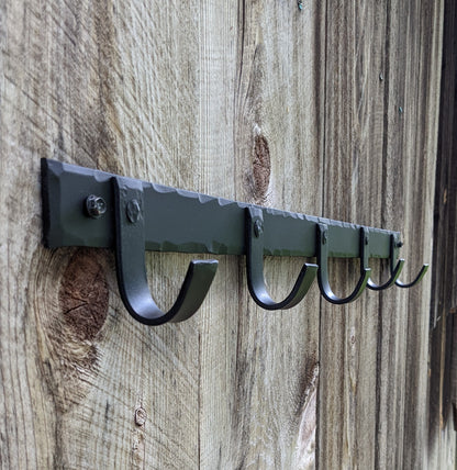 Hand Forged Coat or Storage Rack