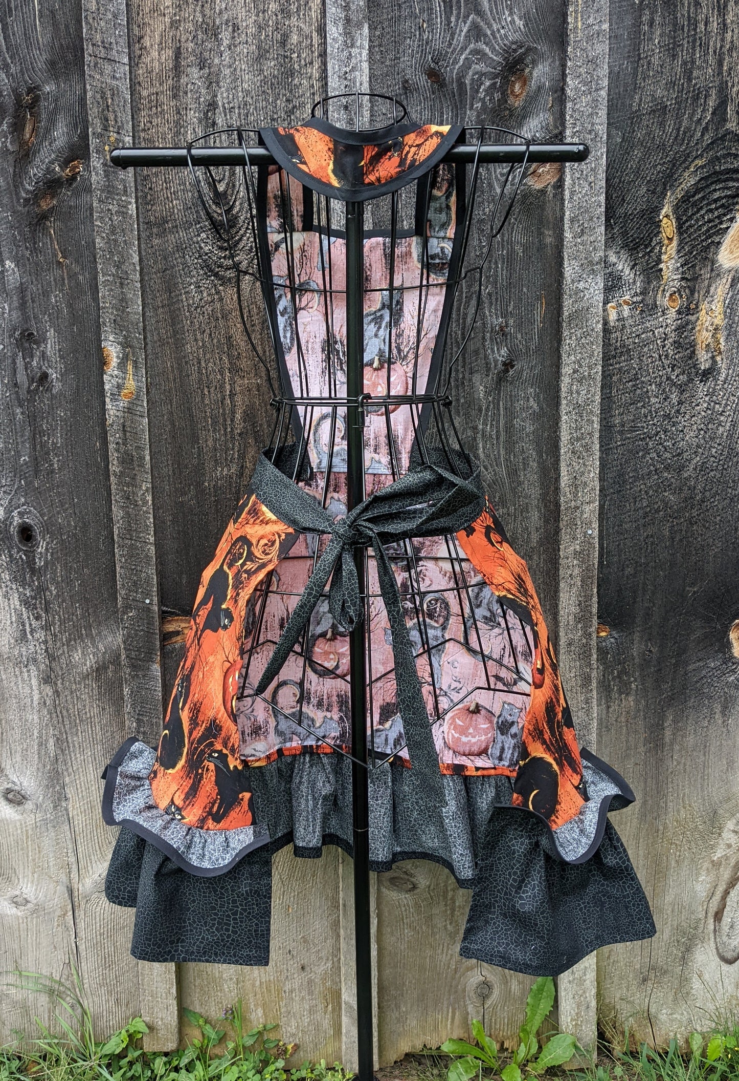 Black Cats Vintage Inspired Apron