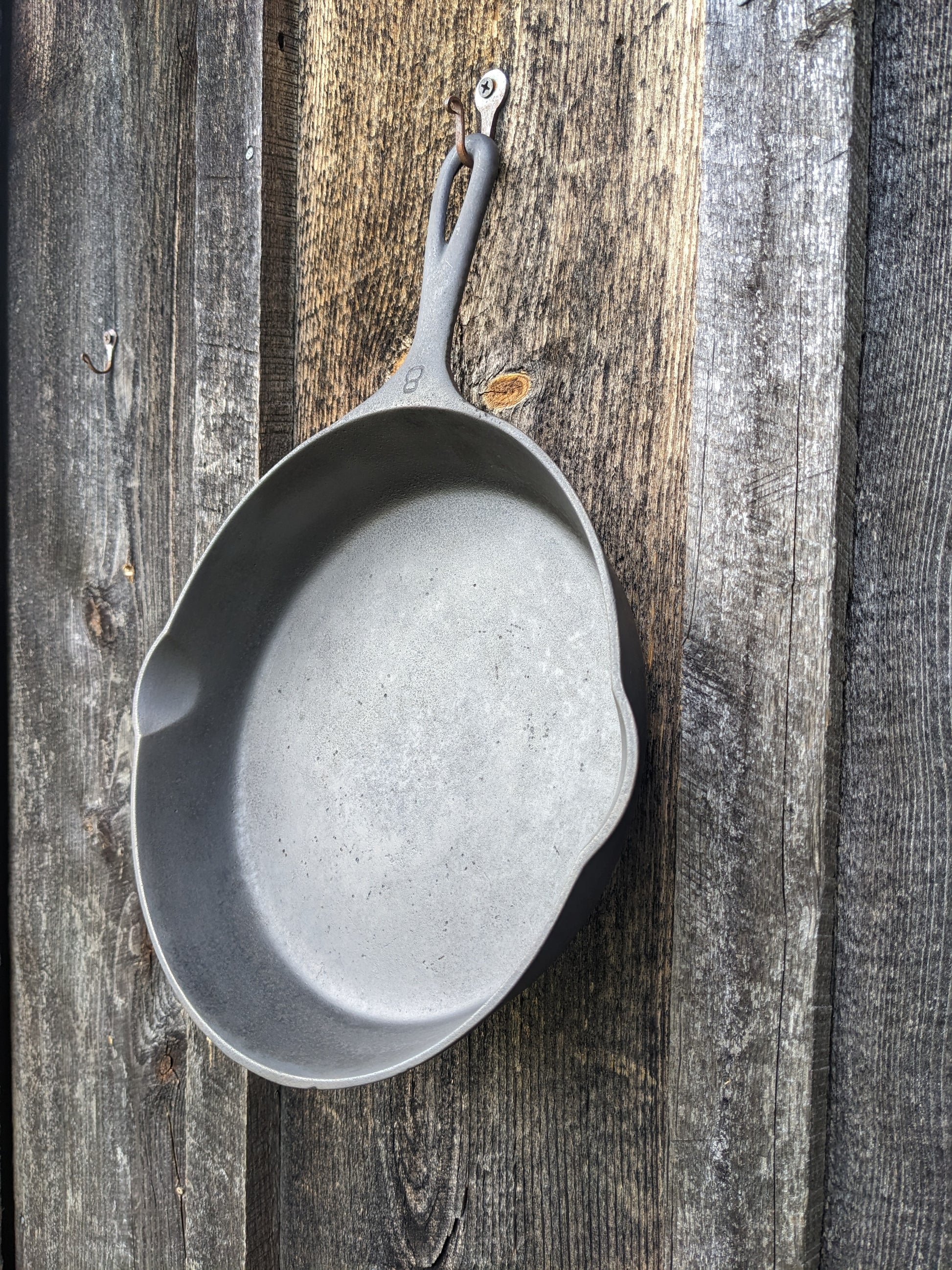 Vintage 8 Inch Cast Iron Skillet #4 Frying Pan Made in Taiwan