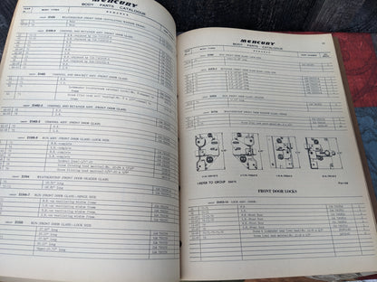 1948 Mercury Body Parts Catalog for 1946 1947 1948 Vehicles