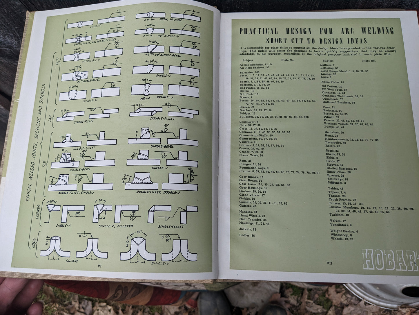 Vintage 1940's Practical Design for Arc Welding, 2 Volumes, by Hobart