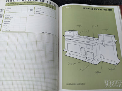 Vintage 1940's Practical Design for Arc Welding, 2 Volumes, by Hobart
