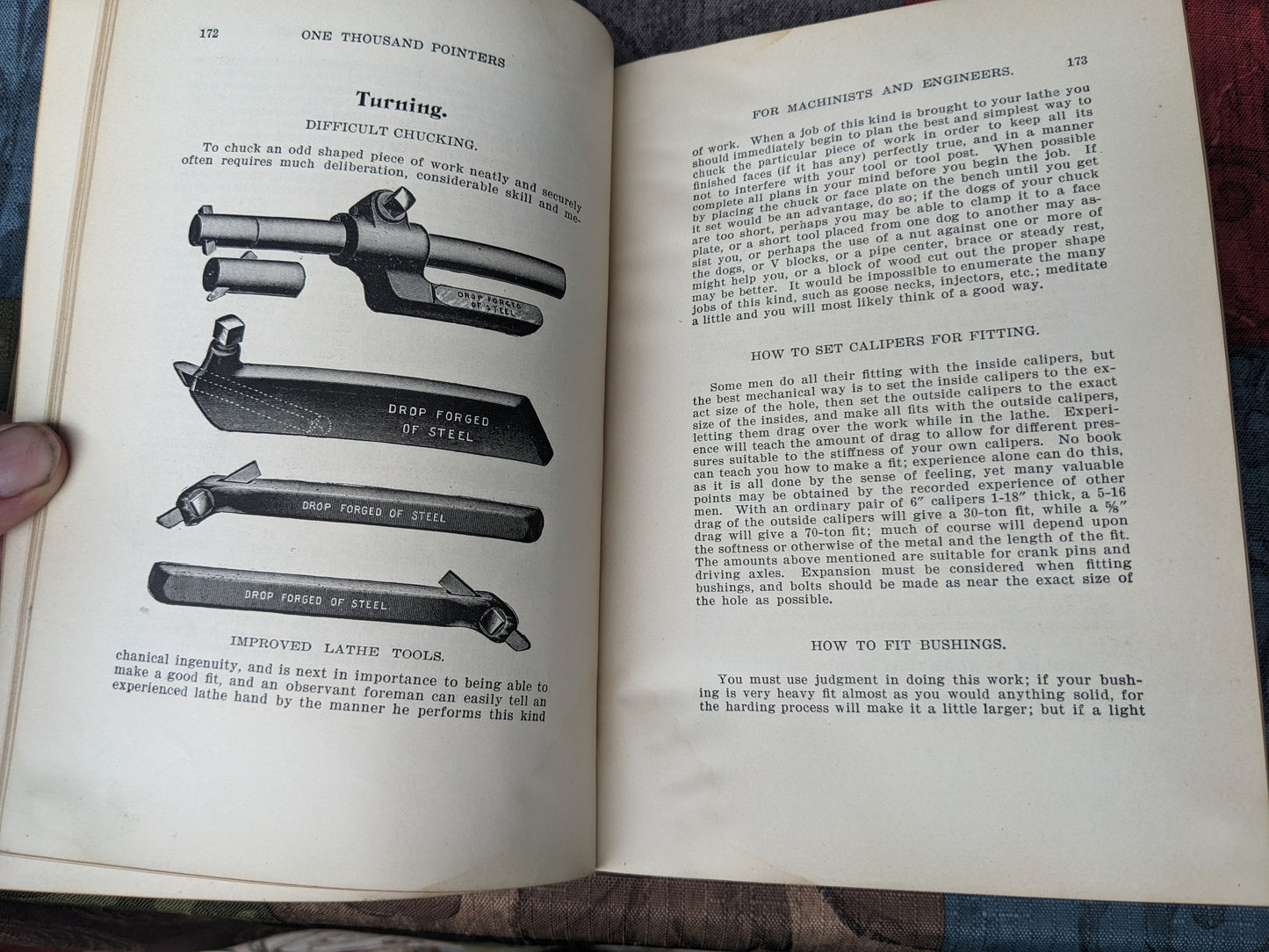 One Thousand Pointers for Machinists and Engineers by Chas McShane, 1898