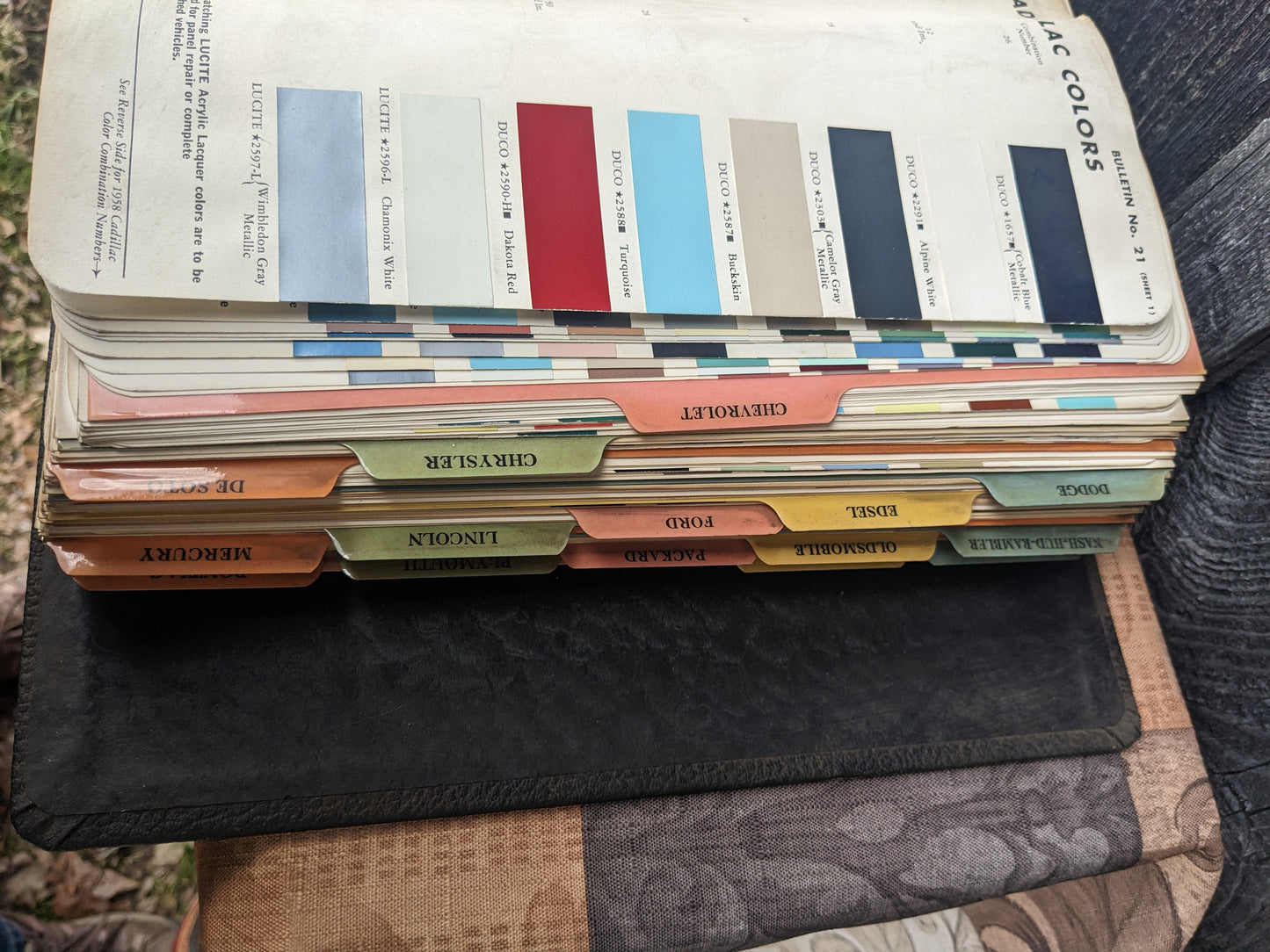 Du Pont Automotive Color Match Duco Dulux 1960s-Chevy Ford, Dodge, Nash, Studebaker, Pacard and More